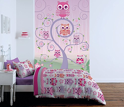 Catherine Lansfield Kids búho Pared Cl niños Arte