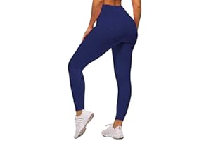 Memoryee Leggins Donna Sportivi Anticellulite Pantaloni Push up Booty Pantacollant Vita Alta Fitness Elastici Taglia Grossa Leggings Yoga