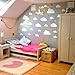 Cloud Wall Sticker Decals Kids Nursery Children Room 10 pieces10 clouds -White