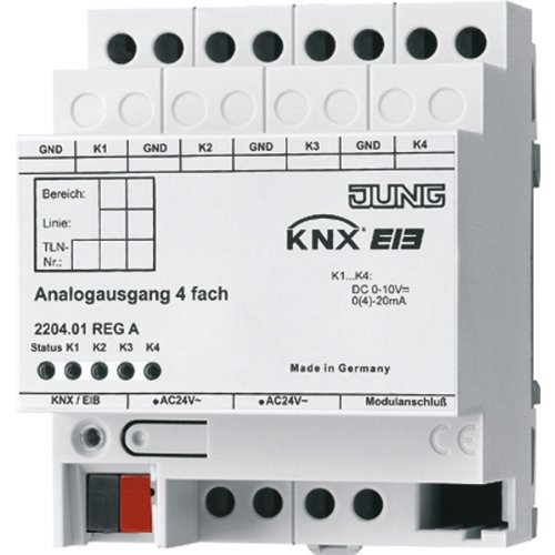 Preisvergleich Produktbild Jung 2204.01REGA KNX Analogausgang 4-fach