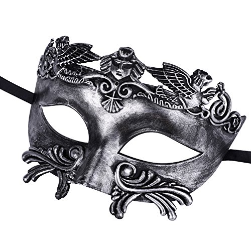 Kapmore Mens Maskerade Maske Griechische Römische Party Karneval Halloweenmaske - 5