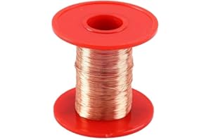 MEROURII Filo di rame, 0,25 mm 100 g Filo di rame smaltato elettromagnetico da poliuretano 2UEW Bobina di Induttanza Filo di Trasformatore