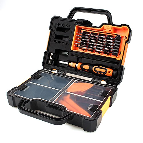 Schraubendreher Set，Magnetischer Schraubenzieher 44 in 1 Professional Precise Aluminiumlegierung Schraubendreher Set für elektronische Wartungs
