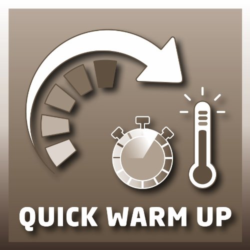 Einhell Elektro Heizung FH 800 (800 Watt, Thermostat, Stand- oder Wandgerät, mit Lenkrollen) - 9