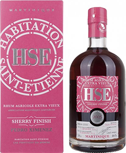 Habitation Saint-Etienne Coffret Cadeau Pedro Ximenez Finish Rhum 0,5 L