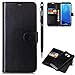 Produktbild Galaxy S8 Plus Hülle,Galaxy S8 Plus Leather Handyhülle,WIWJ Wallet Case[Einfarbig zwei-in-one Kann Getrennt Werden Leder Case]Schutzhüllen für Samsung Galaxy S8 Plus-Schwarz