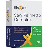 Lifextra Saw Palmetto Complex 30 Soft Capsule Dwarf Palm Gum Pumpkin Nettle Sulforaphane Lycopene