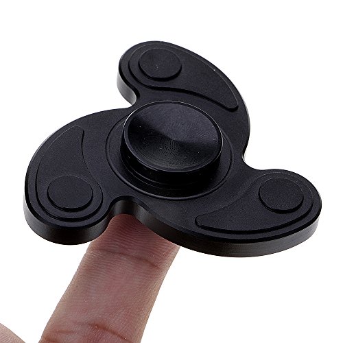 Fidget Spinner, Mmrm Tri-Spinner Fidget EDC Focus Toy with High Speed Hybrid Ceramic Bearing, Stress Reducer for ADD ADHD Autism Anxiety (Black) Fidget Spinner, Mmrm Tri-Spinner Fidget EDC Focus Toy with High Speed Hybrid Ceramic Bearing, Stress Reducer for ADD ADHD Autism Anxiety (Black)