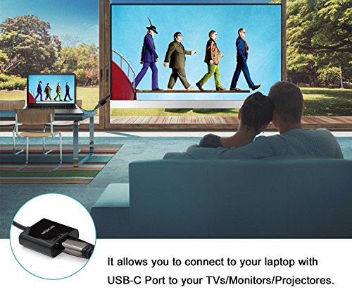 Mokin USB-C Typ C zu VGA Adapter Kabel unterstützt 1080p Auflösung - 5