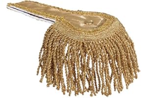 WOOOOZY Epauletten, Gold, 1 Paar, ca. 17 cm