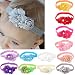 Baby Girl Flower Headband Hair Band Photography Headwear (Peach)