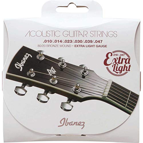 Bronze Wound 80/20 Acoustic Guitar Strings - Extra Light Guage, IACS61C