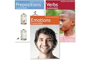 PICTURE MY PICTURE Pacchetto Flash Card Sentimenti ed Emozioni, Preposizioni e Verbi