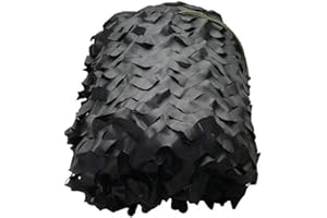 LEJUNJIE Camuflaje Ejército Negro Redes de Camuflaje Red Militar para la Red de Sombra al Aire Libre Caza Camping Protección Solar Cobertizo Red de decoración Oculta