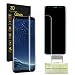 Produktbild Galaxy S8 Plus Gehärtetes Glas-Schirm-Schutz, AKPATI Glasfolie Displayschutzfolie Schutzglas 9H Härte High Definition Bubble Free Anti-Kratzer gehärtetes Glas - Transparent