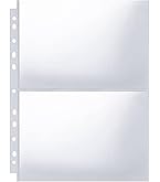 120 Buste Trasparenti Per Foto A4 - Porta Cartoline Con 2 Scomparti, Design A Foglia Sciolta - Foto 4