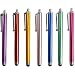 Produktbild Hieha 10x universal Stylus Stift Touch Pen 10cm in verschiedenen Farben für kapazitiven Touchscreen Smartphone iPhone iPad Tablet PC GPS