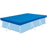 Stibtmr 300x200CM Rectangular Swimming Pool Cover Solar Pool Cover Protection Dust Proof Waterproof for Dust and Rain for Gar