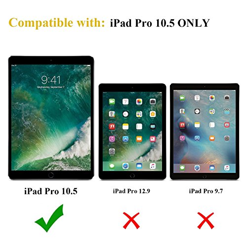 SPARIN iPad Pro 10,5 Folie Displayschutzfolie Panzerglasfolie mit [9H-Harte] [Anti-Kratz] [Blasenfrei] [Anti-Öl] [HD Klar] - 2