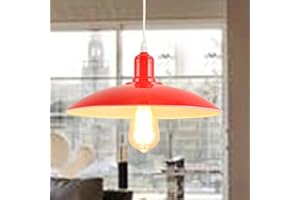 Mengjay Lampada da soffitto industriale stile vintage, lampadario postmoderno, lampada a sospensione retrò Lampadina E27 adatta (senza lampadina)