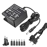 Universal 12V 3A Netzteil mit 6 Stecker 2,5*0,7mm, 3,5*1,35mm,4,0*1,7mm,4,8*1,7mm,5,5*1,7mm,5,5*2,5mm