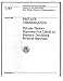 Produktbild Private Timberlands: Private Timber Harvests Not Likely to Replace Declining Federal Harvests