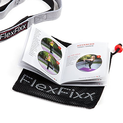 Premium Flexibilität Stretch-Out Strap – Fitnessband & Gymnastikband – Beste für Yoga, Dance & Workout – Resistance Widerstandsband & Expander mit Gratis Benutzerhandbuch - 3