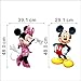 LS-strong(TM) Mickey Mouse Minnie Duck Vinyl Mural Wall Sticker Decals