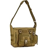 HUNTVP Taktisch Schultertasche Militär Crossbody Bag Sling Tasche Wasserabweisend Umhängetasche Messengerbag Aktentasche mit 