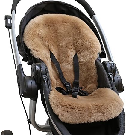 Baa Baby British Lambskin Buggy Liner - Latte