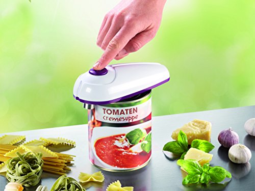 TV Das Original 01239 Gourmetmaxx Dosenöffner vollautomatisch, weiß / lila - 3
