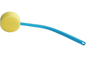 SAMMONS PRESTON Patterson Medical - spugna rotonda con bastone lungo, può essere ripiegato (56 cm)