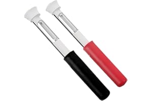 NOXYZA Évideur de Pommes,2 Pièces,ide-Pomme en Acier Inoxydable,Éplucheur de Pommes de Haute Qualité,Accessoires de Cuisine et Maison,Lavable au Lave-Vaisselle