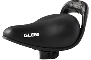 Glerc Kids Bike Seat Bicycle Saddle for Girls & Boys with Parent Handle, Kids Bike Accessories Fit for 12-20 inch Bike