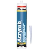 Soudal Acryrub Silikonize Mastik 500 Gr Beyaz