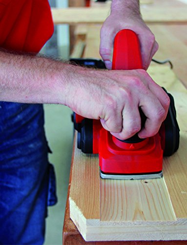 Einhell Elektrohobel TC-PL 750 (750 W, Hobelbreite 82 mm, Spantiefe 2 mm, Falztiefe 10 mm, Falztiefenanschlag, Parallelanschlag, 1x Hartmetall-Hobelmesser) - 5