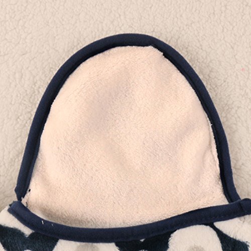 Happy Cherry Baby Swaddle Säugling Flanell Schlafsack mit Zip Ganzkörper Frühling Herbst Pucksack Muster druck Infant Swaddle Neugeborene Decke Für Schlaf Größe 68 * 38 CM für 0-6 Monate Farbe Wählbar - 5