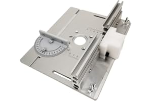 Veciado Fresadora de metal para carpintería de de BäNke Mesa Multifunción Recortadora Gravier Plata