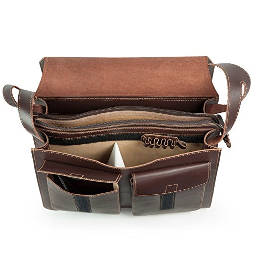 Große Aktentasche / Lehrertasche Größe XL aus Leder, für Damen und Herren, in verschiedenen Farben, Jahn-Tasche 675 - 3