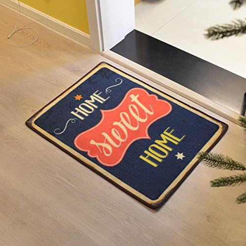BATTAR - Funny Door Mat Non Slip Entrance Door Rug for Bedroom Living Room Bathroom Indoor Use,Sweet home Trendy mats50*70CM