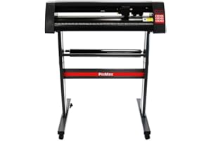 PixMax 720mm LED Vinyl Schneideplotter Folienplotter Schneideplotter Plotter inklusive 3 x Roland-Messer & Flexistarter Software