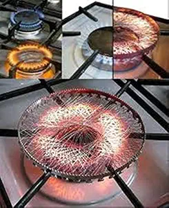 LSARI Stainless Steel Gas Saver Device, Tandoor Chalni | Stainless Steel Net for Barbecue | Grill Jali | Gas Sever for Less