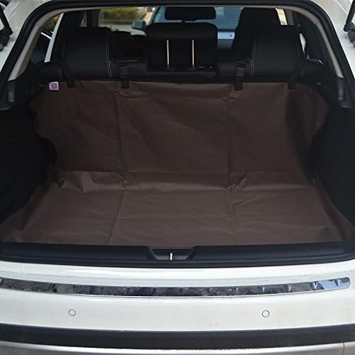 WEIJU FMCH0488 Car Boot Liner Rear Seat Cover Protector Waterproof Dog Pets Floor Mat Boot Tray For SUV New (Brown)