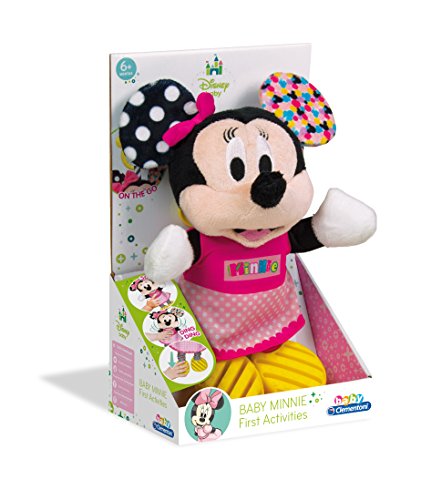 Clementoni- Baby Minnie-Peluche Premières activités-Premier âge-Disney, 17164 – Image 3
