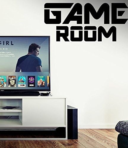 Game Room - Quote Motivational Geek Player Hobby Decal wall decals, vinyl decals stickers DIY Art Decor Bedroom