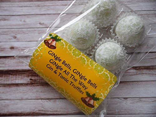 GINgle All The Way - Treat Pack of 6 Gin &amp; Tonic Chocolate Truffles