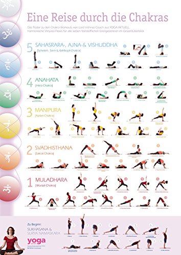 Preisvergleich Produktbild Yoga Verlag Chakra-workout-poster