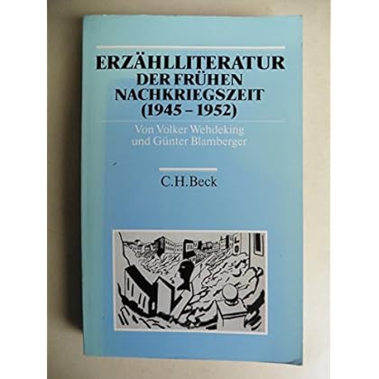 [PDF] Download Erzáhlliteratur der frühen Nachkriegszeit (1945-1952) Kostenlos