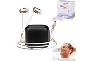 QUIXION Tinnitus Infrared Ear Plugs, Tinnitus Infrared, Tinnitus, 2-in-1 Red Light for Nose Ears, Light Therapy Ear, Rehearse Red Light Ears, Tinnitus Headphones, Quick Aid for Ear Noise Sleep Aid