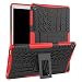Produktbild Hülle Slim Hybrid Rugged Cover für Samsung Galaxy tab a 10.1 2019 sm-t515 / t510 Tablet, Bloodfin Abdeckung Smart Flip Ständer Case Cover Schutzhülle Leicht SchutzhülleTablet-PC (Rot)